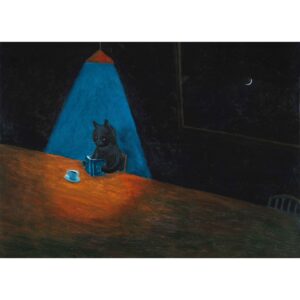 月とコーヒーと 本があれば それでいい