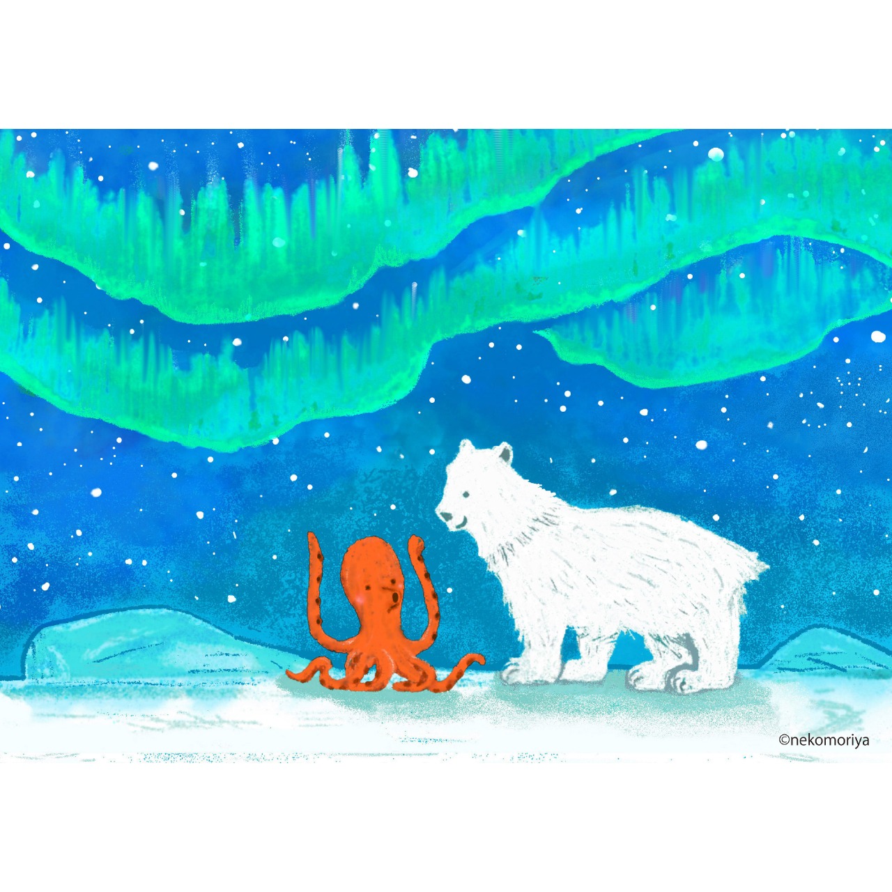 タコとシロクマ２