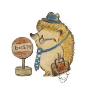 サラリーマンハリネズミ