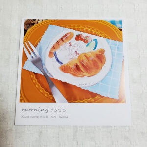 Poohlia　30daysdrawing作品集「morning15:15」